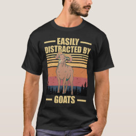 leicht von ZIEGEN abgelenkt T-Shirt