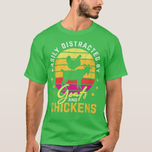 Leicht von Ziegen und Hühnern abgelenkt Artwork fü T-Shirt