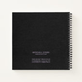 Leicht Wave und Stardust Monogram Lavender ID781 Notizblock (Rückseite)