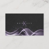 Leicht Wave und Stardust Monogram Lavender ID781 Visitenkarte (Vorderseite)