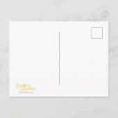 "Leicht wie eine Fee" Postkarte (Rückseite)