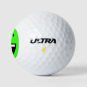 Leicht zu finden grüne Emoji Golfball (Logo)