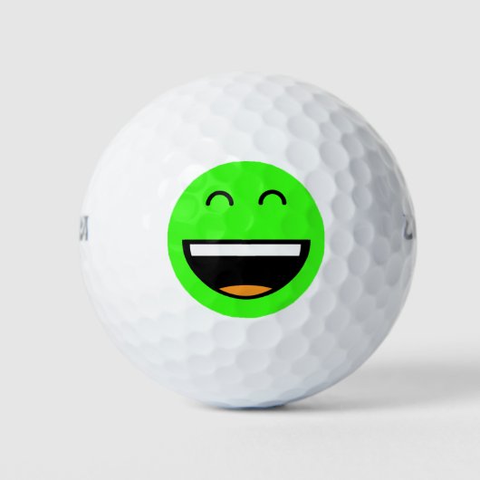 Leicht zu finden grüne Emoji Golfball (Vorderseite)