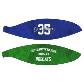 leicht zu personalisierende blaugrüne Basketballge Basketball (Panele)