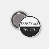 Leicht zu sehen, EMPTY ME FILME Geschirrspüler Mag Magnet (Vorderseite/Rückseite)