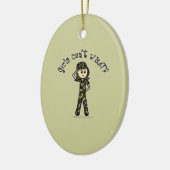 Leichtarmee Keramik Ornament (Links)