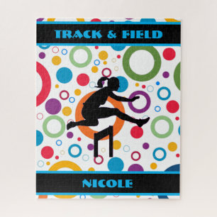 Leichtathletik-Abstraktes Puzzle