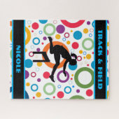 Leichtathletik-Abstraktes Puzzle (Horizontal)