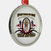 Leichtathletik-Anfang Ornament Aus Metall (Rechts)