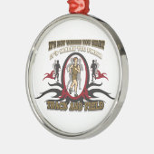 Leichtathletik-Anfang Ornament Aus Metall (Links)