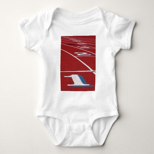 Leichtathletik Baby Strampler (Vorderseite)