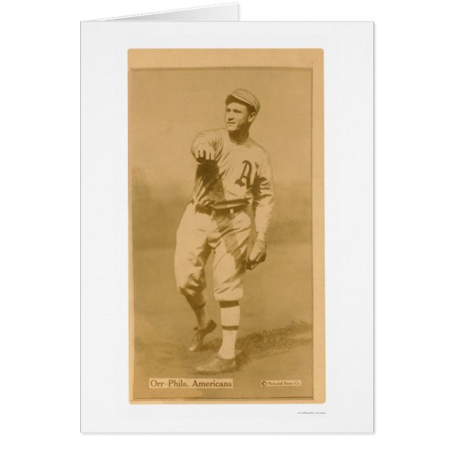 Leichtathletik-Baseball 1914 Bills Orr (Vorne)