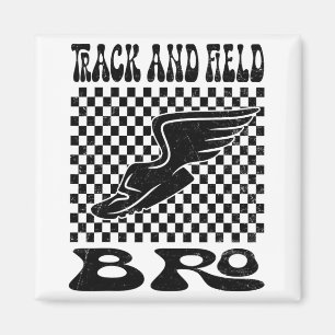 Leichtathletik-Bruder-Muttertag Magnet