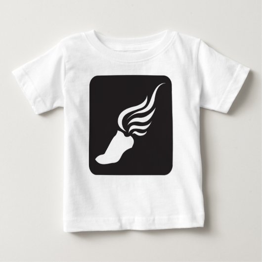 Leichtathletik-Ikone Baby T-shirt (Vorderseite)