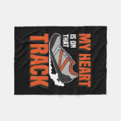 Leichtathletik im Leichtathletik Fleecedecke (Vorderseite (Horizontal))