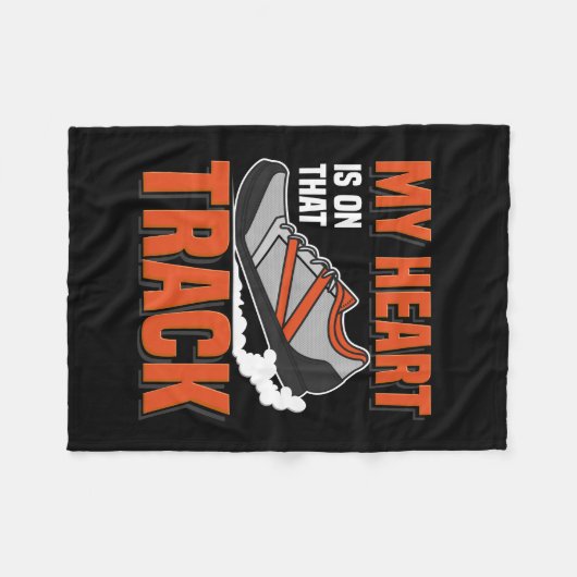 Leichtathletik im Leichtathletik Fleecedecke (Vorderseite (Horizontal))