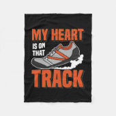 Leichtathletik im Leichtathletik Fleecedecke (Vorderseite)