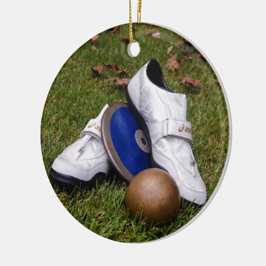 Leichtathletik Keramik Ornament (Links)