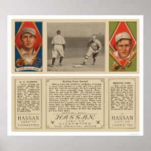 Leichtathletik-Lord Oldring Baseball 1912 Poster