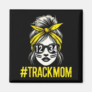 Leichtathletik-Mama Athletin Läuferin Muttertag Magnet