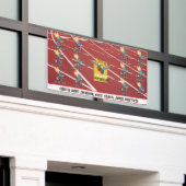 Leichtathletik-Mannschaft Banner (Äußeres Gebäude)