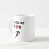 Leichtathletik-Mutter Kaffeetasse (Vorderseite Links)