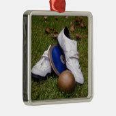 Leichtathletik Silbernes Ornament (Rechts)