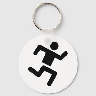 Leichtathletik-Sprinter Schlüsselanhänger