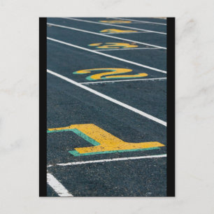 Leichtathletik-Themen Postkarte