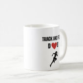 Leichtathletik-Vater Kaffeetasse (VorderseiteRechts)