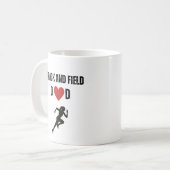 Leichtathletik-Vater Kaffeetasse (Vorderseite Links)
