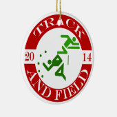 Leichtathletik-Verzierung - 2014 Keramik Ornament (Rechts)