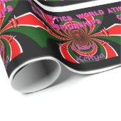 Leichtathletik-Weltmeisterschaften in Kenia: Swirb Geschenkpapier (Rolleneckpunkt)