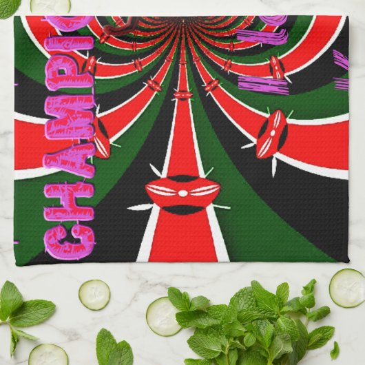 Leichtathletik-Weltmeisterschaften in Kenia: Swirb Geschirrtuch (Gefaltet)