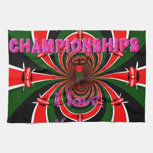 Leichtathletik-Weltmeisterschaften in Kenia: Swirb Geschirrtuch (Horizontal)