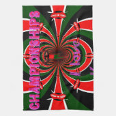 Leichtathletik-Weltmeisterschaften in Kenia: Swirb Geschirrtuch (Vertikal)