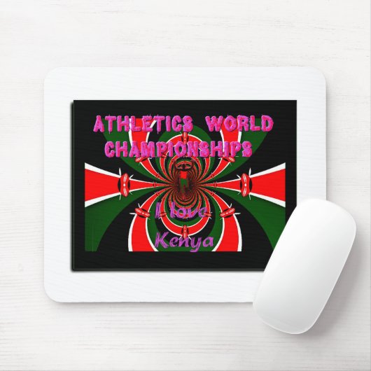 Leichtathletik-Weltmeisterschaften in Kenia: Swirb Mousepad (Mit Mouse)