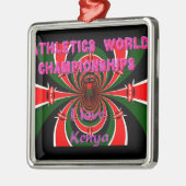 Leichtathletik-Weltmeisterschaften in Kenia: Swirb Ornament Aus Metall (Links)