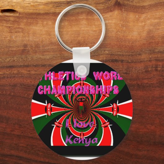Leichtathletik-Weltmeisterschaften in Kenia: Swirb Schlüsselanhänger (Vorderseite)