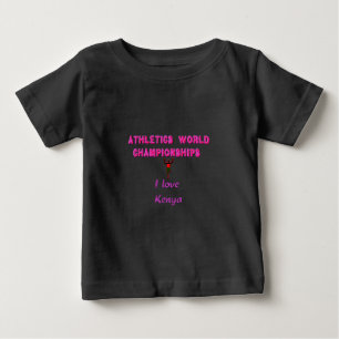 Leichtathletik-Weltmeisterschaften Kenia-Läufer: I Baby T-shirt