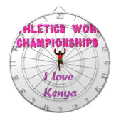 Leichtathletik-Weltmeisterschaften Kenia-Läufer: I Dartscheibe (vorne)