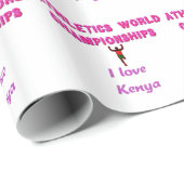 Leichtathletik-Weltmeisterschaften Kenia-Läufer: I Geschenkpapier (Rolleneckpunkt)