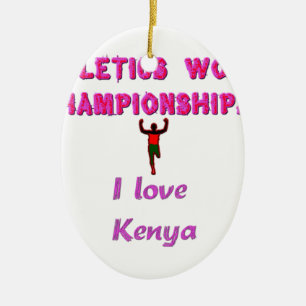 Leichtathletik-Weltmeisterschaften Kenia-Läufer: I Keramik Ornament