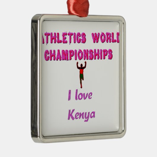 Leichtathletik-Weltmeisterschaften Kenia-Läufer: I Ornament Aus Metall (Rechts)