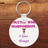 Leichtathletik-Weltmeisterschaften Kenia-Läufer: I Schlüsselanhänger (Vorderseite)