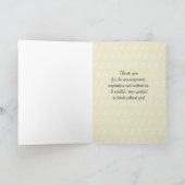 Leichtathletiksporttrainerläufer danken Ihnen Dankeskarte (Innenseite)