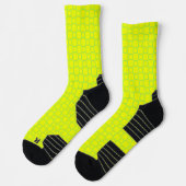 Leichtathletische Crew Gelb Limones klassisches De Socken (Links)