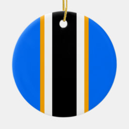 Leichtathletische, hellblaue, gelbe schwarze Strei Keramik Ornament