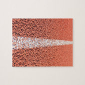 Leichtathletische Strecke - Laufbahn Puzzle (Horizontal)