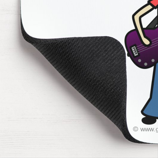 Leichtbass-Gitarre Mousepad (Ecke)